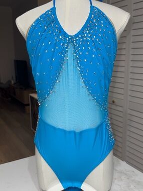 Semi Custom Kandi Kouture Blue Leotard Size TS